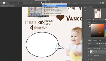 Speech bubble detail