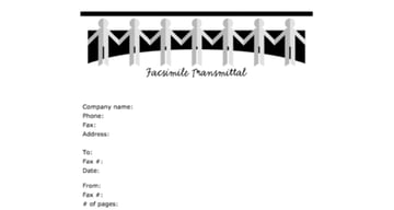 Non-profit Fax Sheet Template