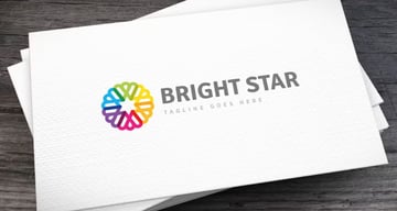 Bright Star Logo Template (AI, EPS)