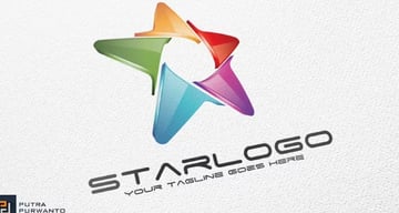 Starlogo - Company Logos With Stars (AI, EPS)