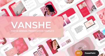 Vanshe - Pastel Pink PowerPoint Template
