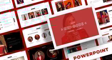 Red Code - Red PowerPoint Template