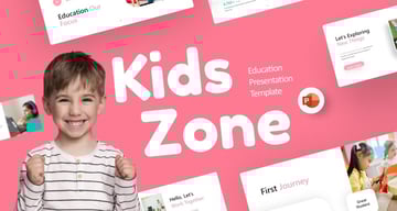 Kidszone - Pink Creative Education PowerPoint