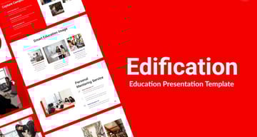 Edification - PowerPoint Red Background