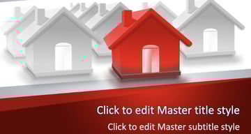 Free PowerPoint Template in Red House