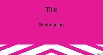 Free Pink PowerPoint Template