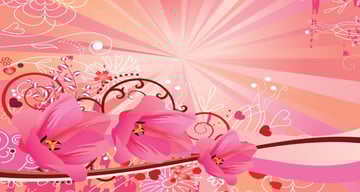 Flower Garden - Free Pink PowerPoint Template