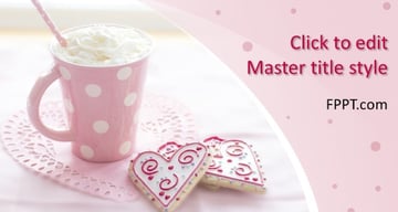 Coffee Cream - Pink Slides Template