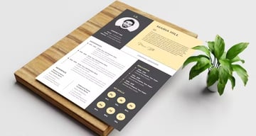 CV Modern Resume Design Template