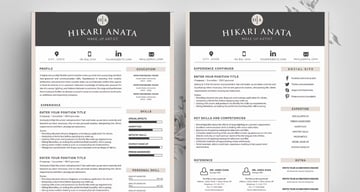 Anata - Simple Resume Template That's Modern