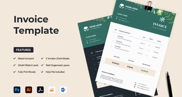 Clean Invoice Template for Microsoft Word 