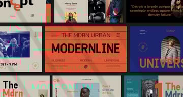 ModernLine - Modern Presentation Template