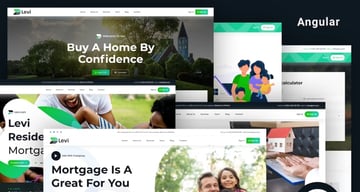 Levi - Angular Real Estate Landing Page Example