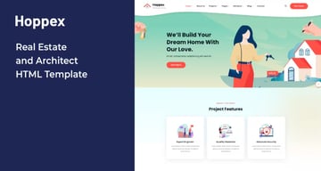 Hoppex – Real Estate and Architect HTML Template