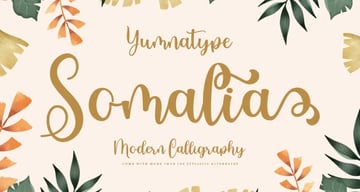 Somalia - Cricut Cursive Font
