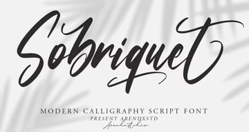 Sobriquet - Cursive Cricut Font