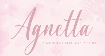 Agnetta - Calligraphy Font