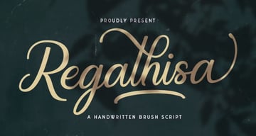 Regalhisa - Calligraphy Font