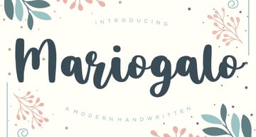Mariogalo - Cricut Cursive Font