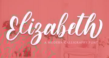 Elizabeth - Cursive Font for Cricut