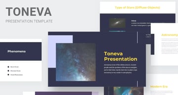 Toneva - Learning PowerPoint Space Theme