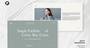 Gritte - Simple Portfolio Presentation Template