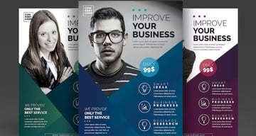 Corporate PSD Flyer Template