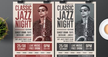 Jazz Photoshop Flyer Template