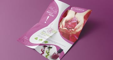 Nail Salon Flyer Design Template
