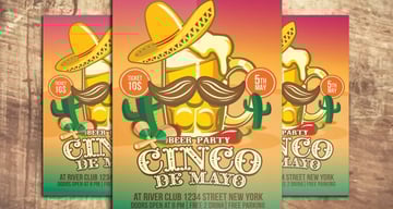 Cinco De Mayo Photoshop Flyer Template