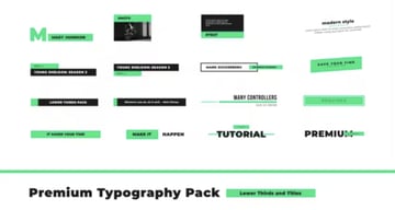 Premium Typography Pack