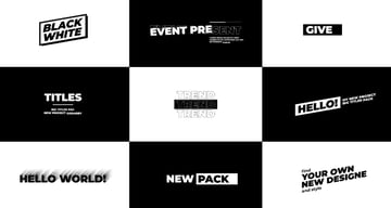 Big Titles 2.0 | After Effects