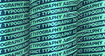 Colorful Abstract Typography