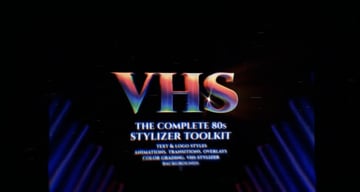 The Complete 80s Stylizer Title Sequence Template