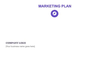 Digital Free Marketing Plan Template