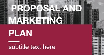 Marketing Plan Template Free Download