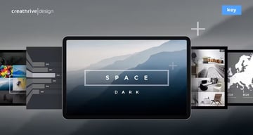 Space - Custom Creative Mac Keynote Theme Design