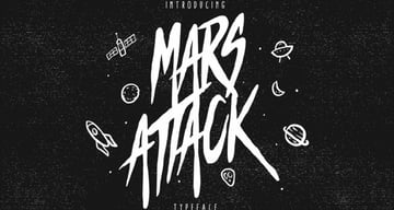 Mars Attack Typeface