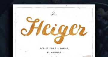 Heiger Brush Script Graphic Font