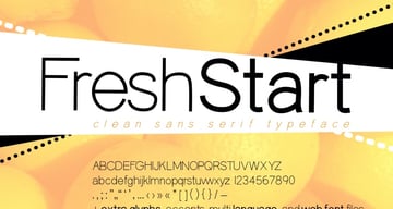 Fresh Start Sans Serif Font