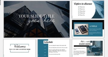 Parker, meeting presentation template.