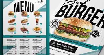 Modern Flyer For Restaurants