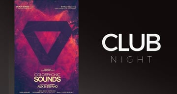 Dark Background Club Flyer Template