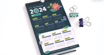 One Page Creative Calendar 2024