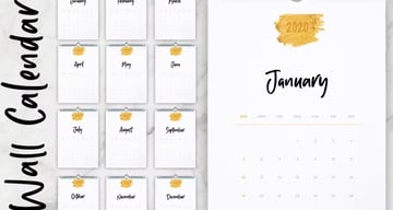 Blank Monthly Calendar Template