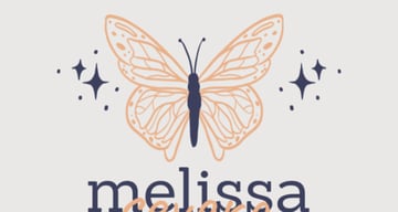 Logo Featuring an Illustrated Butterfly