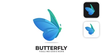 Butterfly Icon Logo 