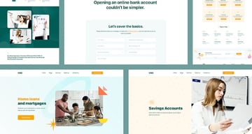 Exo Banking Website UI Template