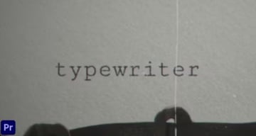 Typewriter | Premiere Pro Template