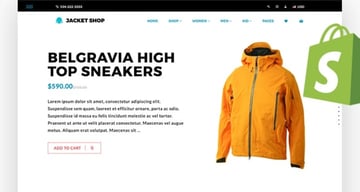 Jacket Shop Activewear Shopify Theme